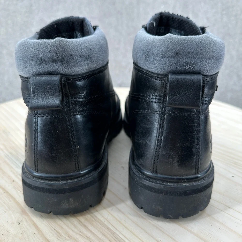 Skechers Tom Cats Bully 6606 Mens 10.5 Black Vintage Y2K Chunky Leather Boots